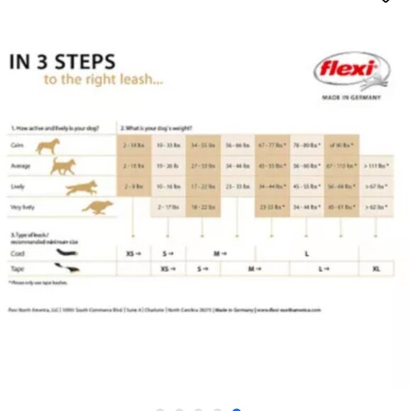 FLEXI COMORT RETRACTABLE TAPE DOG LEASH -25FT- GRAY/BLACK-- GERMAN DESIGN LARGE - Picture 10 of 13